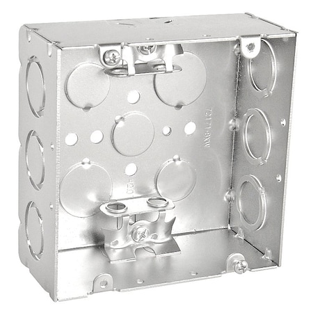 Southwire Electrical Box, 42 cu in, Junction Box Type, Steel, Square Shape 72171-BXW